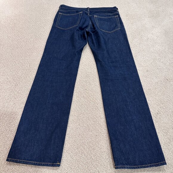 J Crew Jeans Sutton Straight Leg Dark Wash Preppy Classic Academia Sz 32 #A7709 - Picture 13 of 14